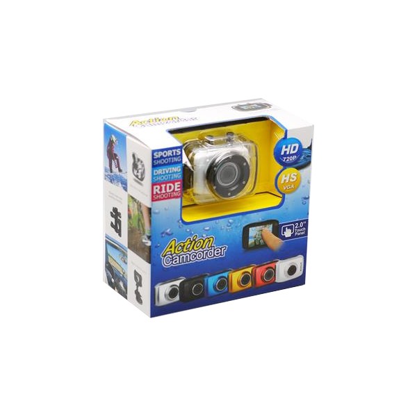 Swann Sportscam Waterproof Mini Video Camera - 640x480 HD Action Cam With Webcam Function